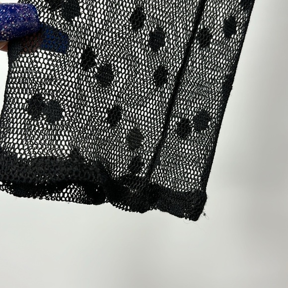 ZARA trafaluc collection ruffled dress in lace fabric with transparent sleeves - Picture 3 of 13